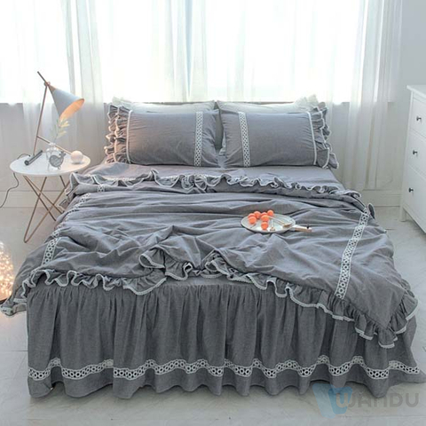 Cotton Fabric in Spanish Four-Piece Printed Fabrics for Children′s Fun Sheets