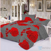 Cotton Fabric Vs Polyester Fabric Novel Design, Disperse Printing, Non-fading Bed Sheet Fabric
