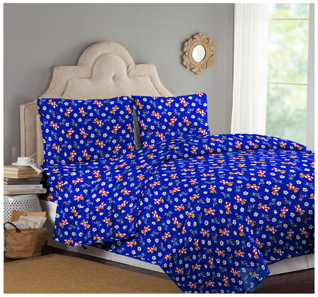 100% Polyester Printed Fabric Home Textile Disperse For Bedding