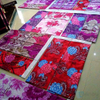 3D Flower Disperse / Pigment Bedding Material Fabric Bed Sheets Polyester Fabric Changxing Wandu