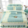 Printed Cover Set Luxury Customised Easy-Care Soft Microfiber 4 Pieces Bedding Set For Women