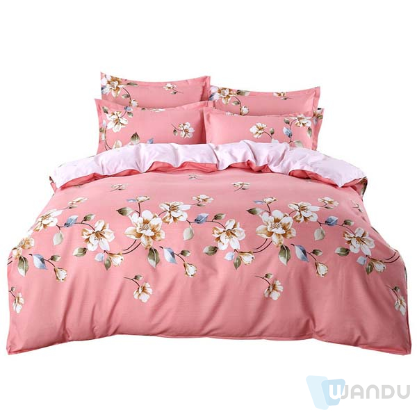 Wholesale Cheap Bedroom Microfiber Bedding Set Bed Cover Bed Sheet Duvet Cover 4 Pieces Bedding Set King Size
