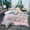 100% Polyester Microfiber Home Bedding Set Bedroom Cute Print Bedding Fabric