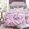 Wholesale Simple Cheap Customised Bedding Set Microfiber 100 Polyester Bedding Set Fabric
