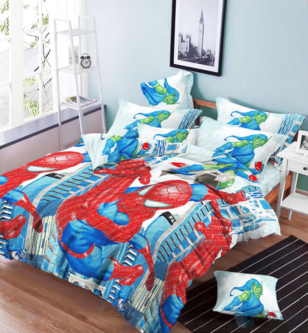 Custom Floral Colorful Fabric Polyester Woven Bedding Material Fabric