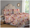 100% Polyester Microfiber Brush Printed Fabric Custom Bedsheet Home Textile Beddings 3D Big Flower Fabric