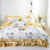 Cheap Solid Plush Bedroom Bedding Set Comforter Cover Queen Size Winter Bedding Set Fabric 