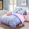 Polyester Material Glue 85 GSM Somalia Printed And Dyed Microfiber Fabric for Bed Sheet