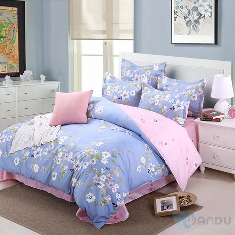 Polyester Material Glue 85 GSM Somalia Printed And Dyed Microfiber Fabric for Bed Sheet