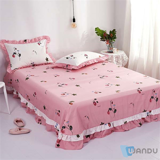 100% Polyester cotton quilted bedspread Microfiber Pigment Printed Fabric Bed Sheet Garment Fabric Bangladesh