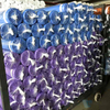 Animal Print Velour Fabric Black And White Fabric Bed Sheet Materials