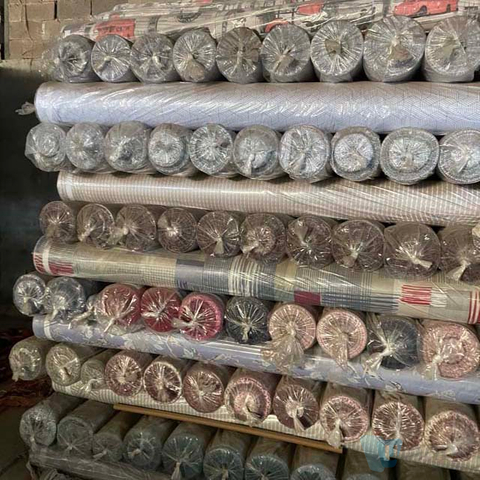 Polyester Thread Printing Polyester Foam Fabric