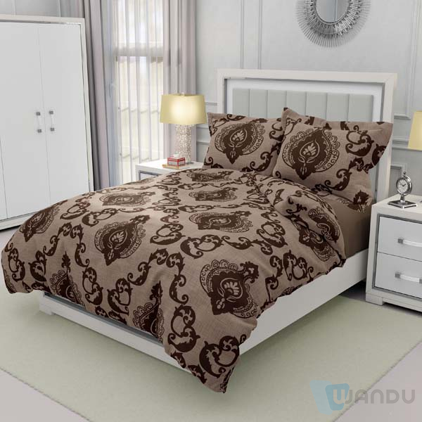 Summer Bedding Set Luxury Hotel Solid Color 4 Pcs Bed Sheet Set