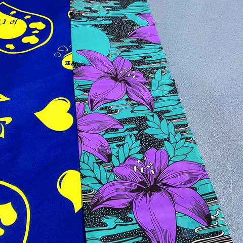 Custom Size Bedding Bedsheet Cute Flower Fabric 100% Polyester Fabric Printed From China