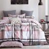 Good Quality Factory Directly Sale Microfiber Bedsheets Bedding Set Stripes Comforter 4 Pcs Bed Sheet Set