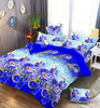 Soft 100% Polyester Microfiber Brushed 3D Printing Bedding Sheet 