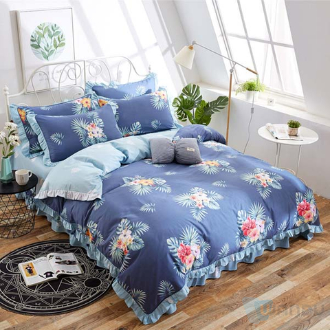 Wholesale Bedding Microfiber Brushed Fabric Custom Bed Sheet Polyester Fabric 