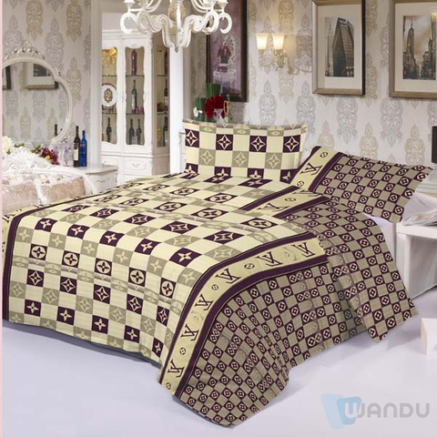 Cotton Fabric Dog Print 100% Polyester Fiber Sheets Out of Iraq