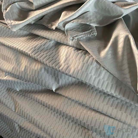 Velvet Fabric with Tiger Print Black And White Fabric