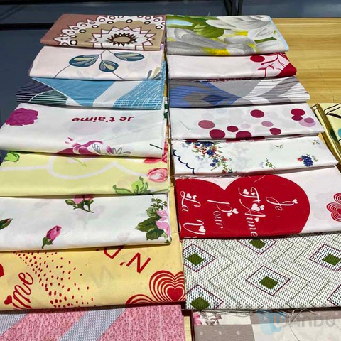 1 Polyester Twill Tape Custom Bed Sheets Bedspread Fabric Christmas Print Bed Sheets Wholesale