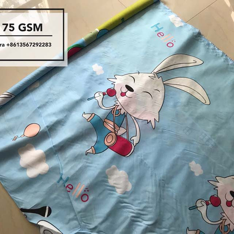 Fabric Pëlhurë Çarçafimanufacturers Bright Print Cartoon Bedding Fabric Pëlhurë Çarçafifor Bedsheets And Mattress
