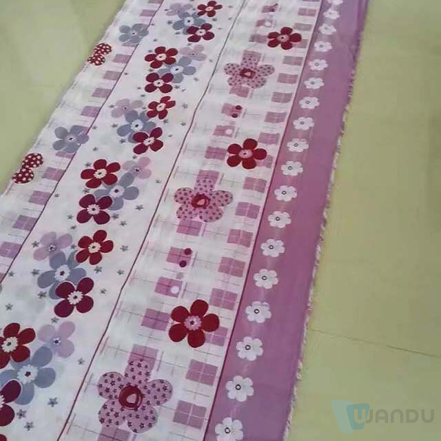 100% Polyester Fiber Home Textile Bedding Fabric Custom Print Comforter BedSheet Fabric