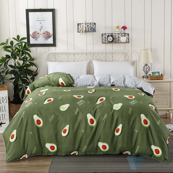 Wholesale Custom Bedding Set For Kids Girl Comfortable Soft Cute Animal / Flower / Stripe Bedding Sets