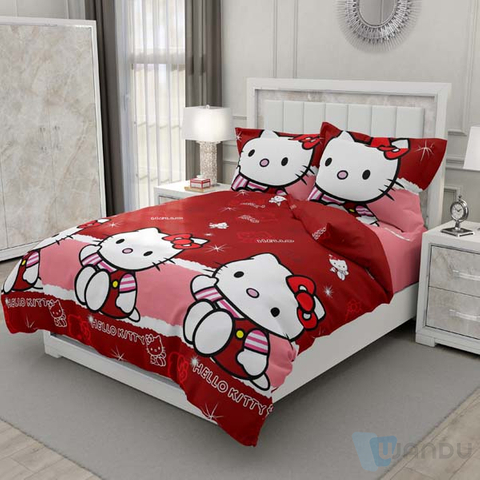 Modern Simple Design 4 Pieces Quilt Bedding Set Home Bedsheet Bed Cover Set