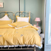 Hot Sale 100% Polyester Bedding Sets Bed Sheet Customised Green Pink Gray Blue Cute Design Disperse Printing Bedding Fabric