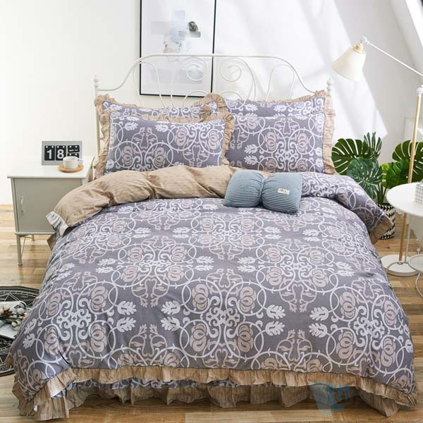 Wholesale 100% Polyester Home Textile Bed Sheet Fabric Custom Bed Cover Fabric Printing