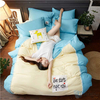 Is Polyester Good Quality Material Bedsheet 100% Polyester Pigment And Dyed Fabric Width 150-250cm, Weight 60-90GSM for Curtain