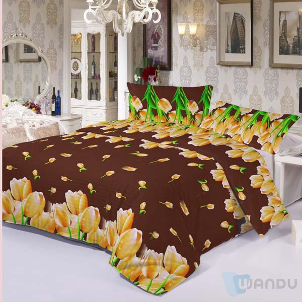 Cotton Fabric Ending in Z Butterfly Design Polyester Fabric, Bedsheet 