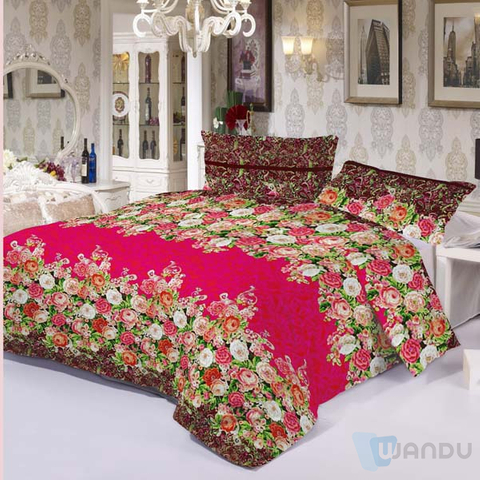 Cotton Fabric Hs Code Popular Design Bed Sheet Printed Cloth Fabric